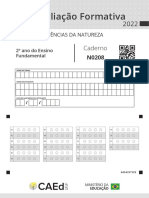 2 Avaliação Formativa: Caderno