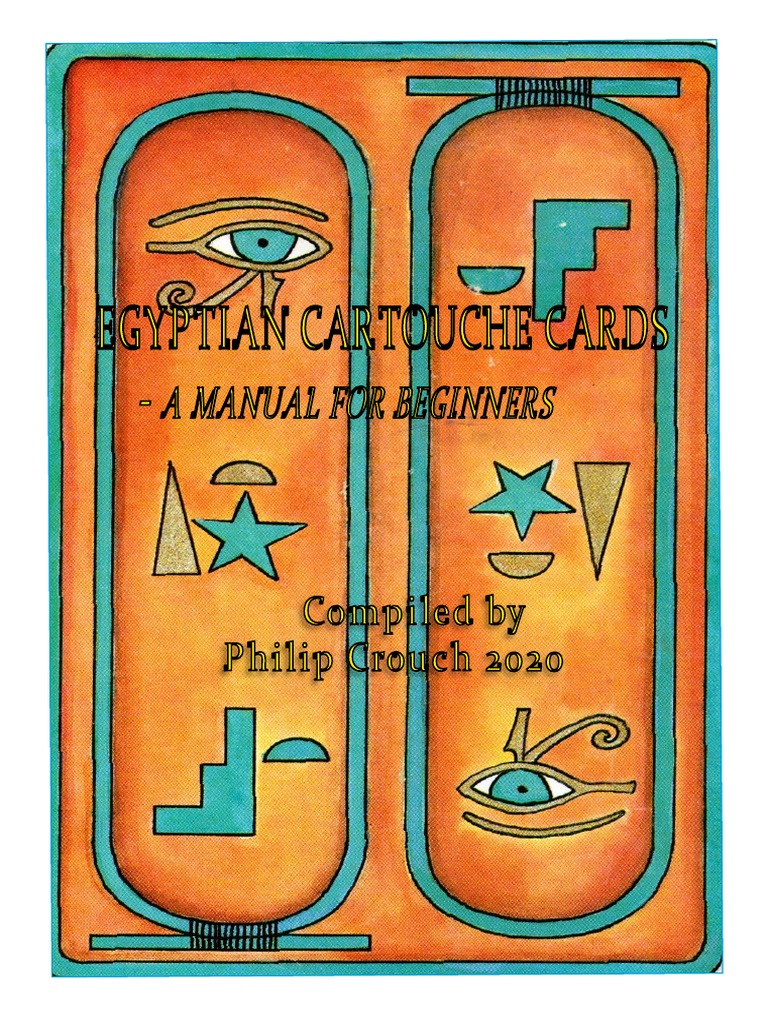 Egyptian cartouche cards a manual for beginners 2020 pdf