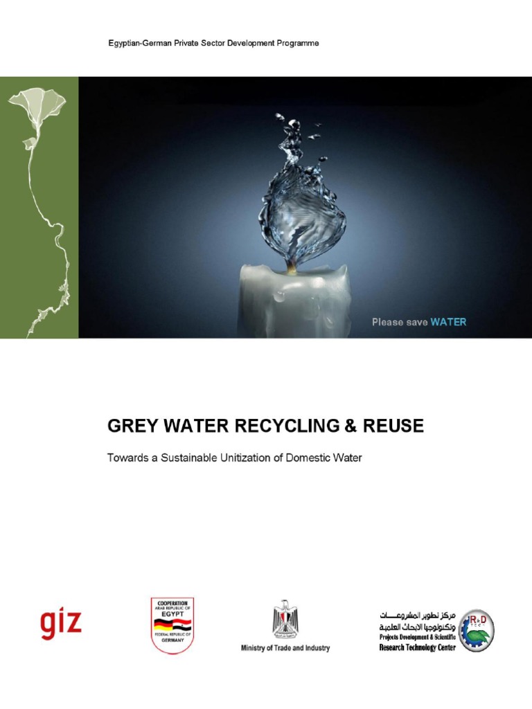 Giz Grey Water Recycling and Reuse 2011 | PDF | Reclaimed Water | Water ...