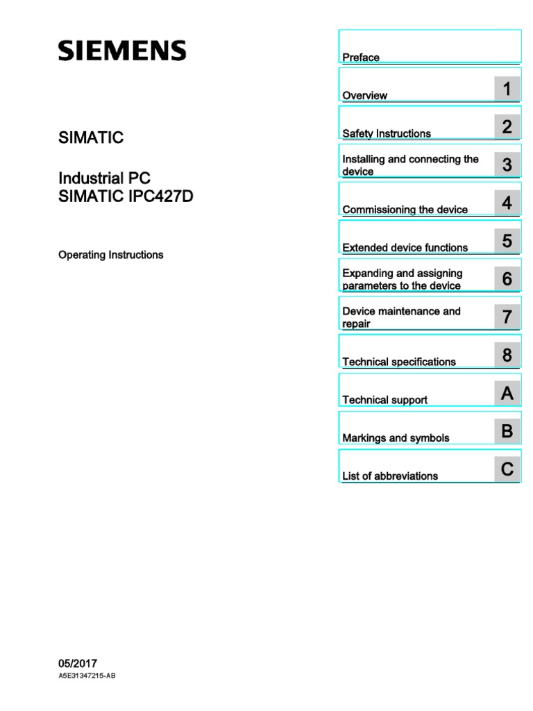 Ipc427d Operating Instructions enEN en-US | PDF | Bios | Usb