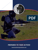 Weapon Competency Training Brochure - 2022