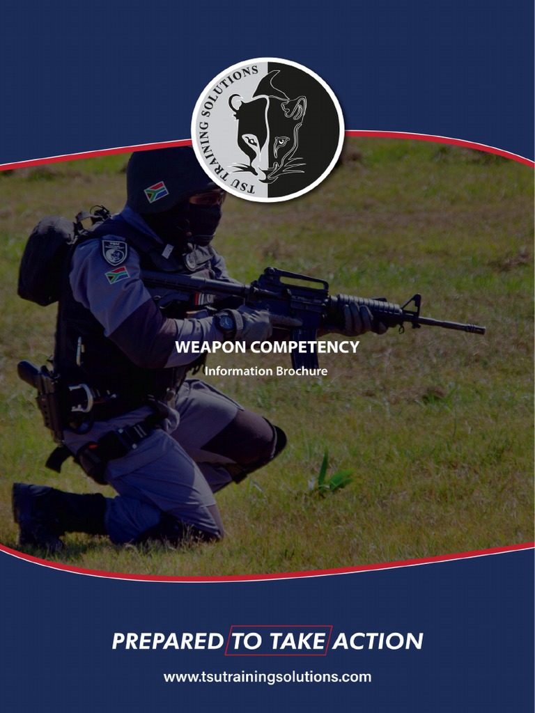 Weapon Competency Training Brochure 2022 PDF Firearms Police