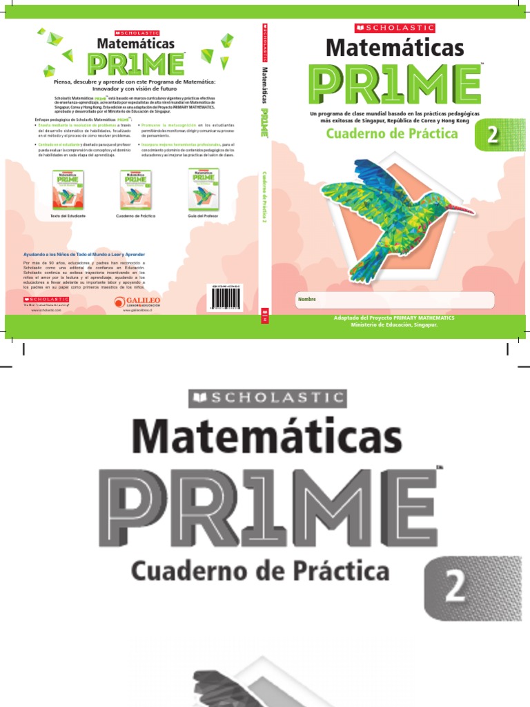 PRIME Cuaderno Práctica 2 | PDF | Sustracción | Maestros