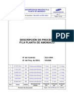 [PAU-DPC-A-PRD-10001 rev.F] PROCESS DESCRIPTION FOR AMMONIA PLANT