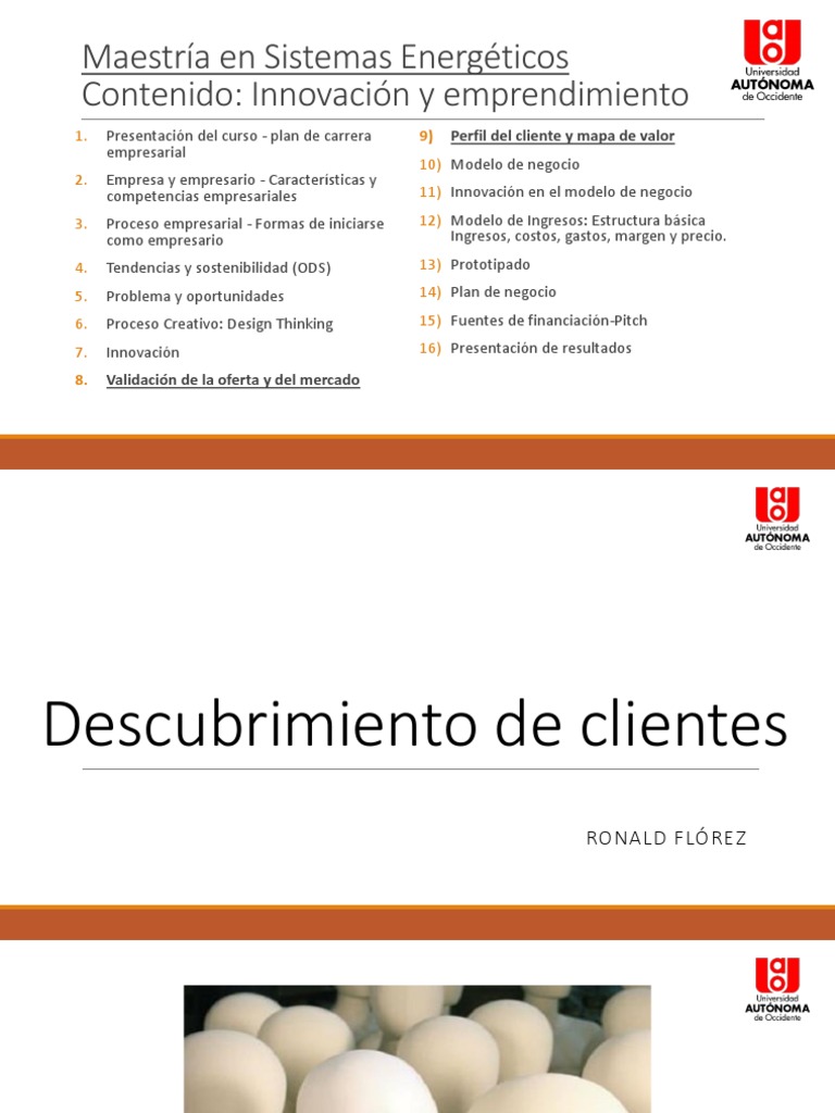 Mapa de Valor y Perfil del Cliente | PDF | Innovación | Modelo de negocio