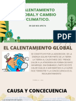 CALENTAMIENTO CLOBAL Y CAMBIO CLIMATICOnoesy 2do A