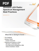 Download Wireless LAN Radio Spectrum Management Best Practices by Cisco Wireless SN59972132 doc pdf