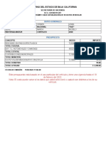 Presupuesto Canje (Revalidación) - Registro Vehicular