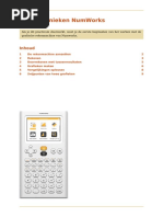 Handleiding Numworks GR | PDF