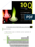 Organização e Estrutura Da Tabela Periódica