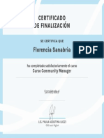 Florencia Sanabria: Curso Community Manager