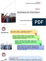 Materi PKN Ke-6 - Demokrasi Indonesia