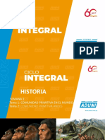 Ciclo Integral - Historia Semana 01