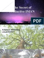 The Secret of Productive Iman