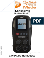 MultiGas Pro-02-0220-D (4 Gases - O2-CO-H2S-CH4)