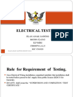 Electrical Testing Guide