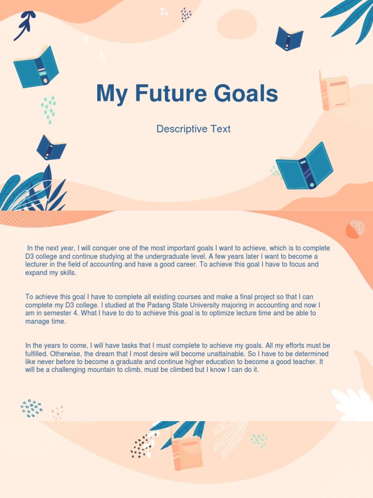 My Future Goals | PDF
