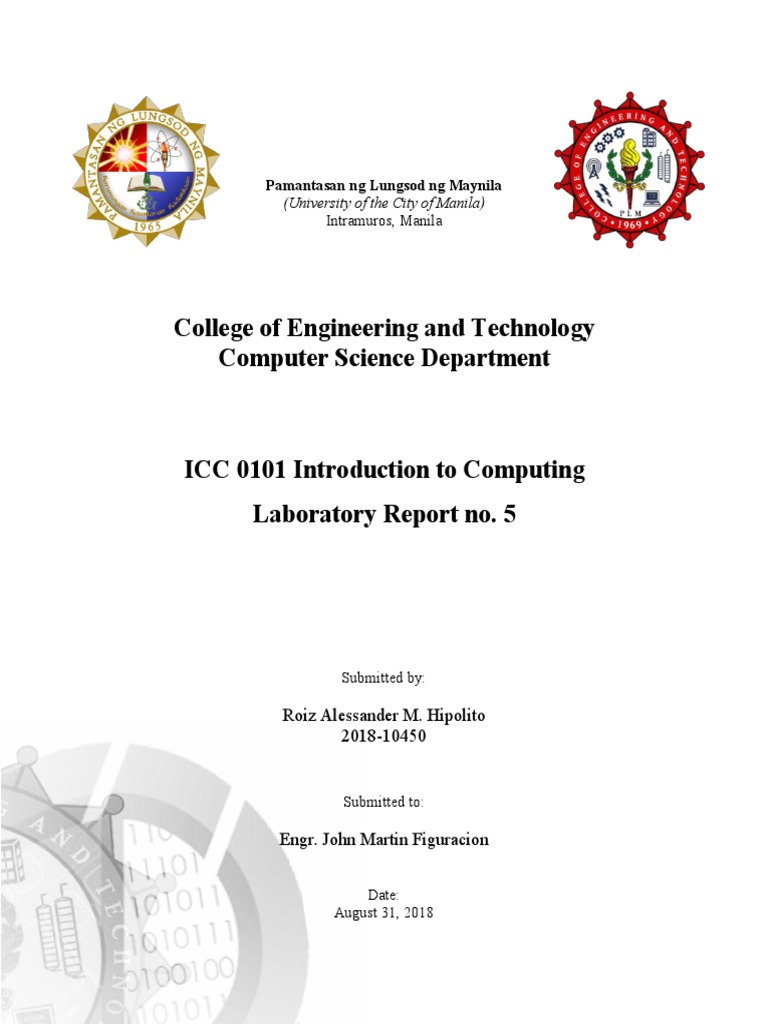 HTML Lab Exercise No.5 PDF