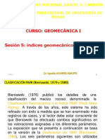Clases Geomecánica I - Sesión N°05