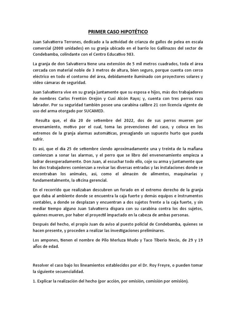 Casuistica 1 | PDF