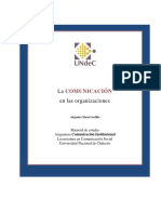 Comunicacion Institucional. Texto de Estudio de La Asignatura. Alejandra Maria Gordillo