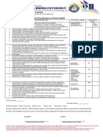 Practicum Duties and Responsibilities Evaluation Sheet