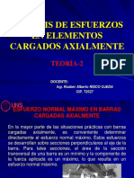 T-02. Análisis de Esfuerzos en Elementos Cargados Axialmente. 31 - 05 - 2022