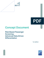 Risk-Based Passenger Screening Concept