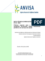 Nota Técnica Da Anvisa Sobre CVP