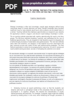 Texto Cognitive Apprenticeship