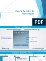 Instructivo de Uso Portal Postulación Al Registro de Proveedores