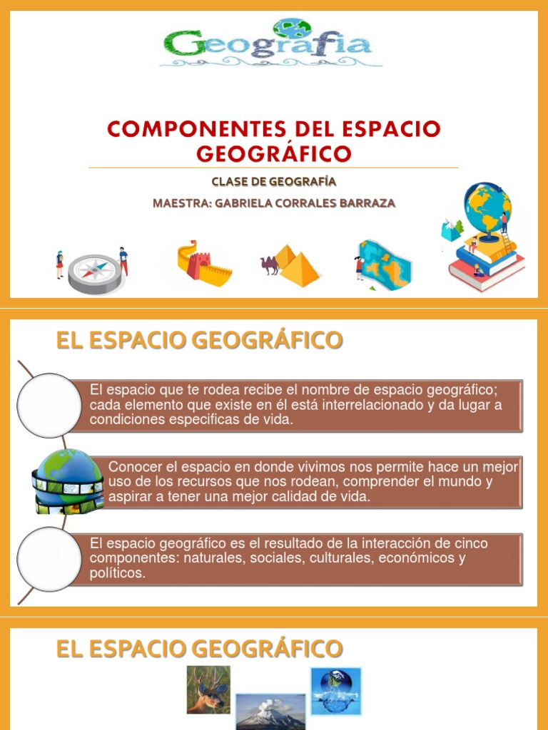 Componentes Del Espacio Geograficos | PDF | Geografía | Vida