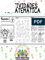 Actividades Matemática para Primer Grado Por Materiales Educativos para Maestras