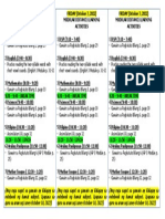 MDL - ACTIVITIES Sept. 23 2022