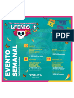 Programa Segunda Semana Feria Alfeñique 2022 Toluca
