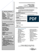 Rondolorovilyn Resume