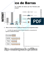 Ficha de Grafico de Barras para Segundo de Primaria