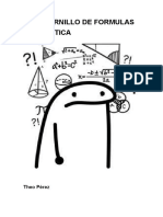 Matemáticas - Cuadernillo de Formulas