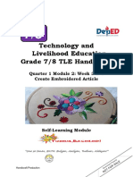 Grade 7-8 - Handicraft Q1 W3-W4