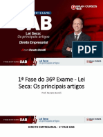 Principais artigos de Direito Empresarial e Societário para 1a Fase OAB