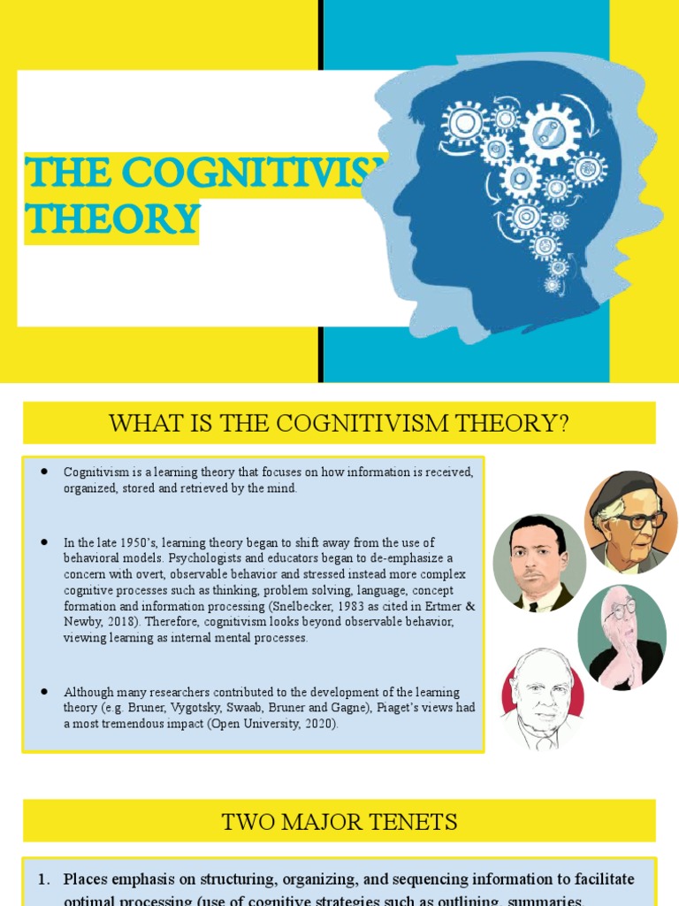 The cognitivism theory ppp pdf behavioural sciences cognitive
