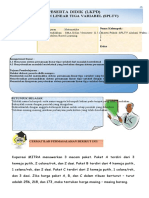 Lembar Kerja Peserta Didik (LKPD) : Sistem Persamaan Linear Tiga Variabel (SPLTV)