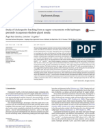 Study of Chalcopyrite Leaching From A Copper Concentrate With Hydrogen Peroxide in Aqueous Ethylene Glycol Media