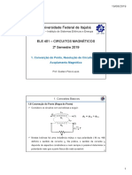 Circuitos magnéticos: Convenção do ponto e polaridade da indutância mútua