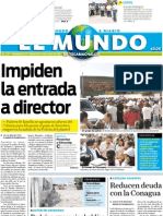 Portada El Mundo de Tecamachalco 13 Jul