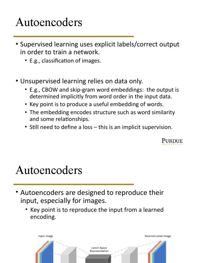 Lec16 - Autoencoders | Download Free PDF | Computational Neuroscience ...