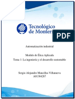 Tema 1 La Ingeniería y El Desarrollo Sostenible