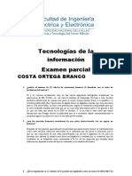 Tecnologías de La Información Examen Parcial