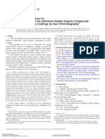 ASTM D6886 - Determination of The Individual Volatile Organic Compounds (VOC) With GC