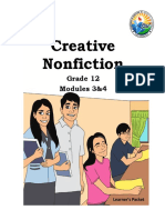 Creative Nonfiction Modules 34 Weeks 9 16 VAN RUSSEL ROBLES AND PAUL IAN LOUIE ROBLES